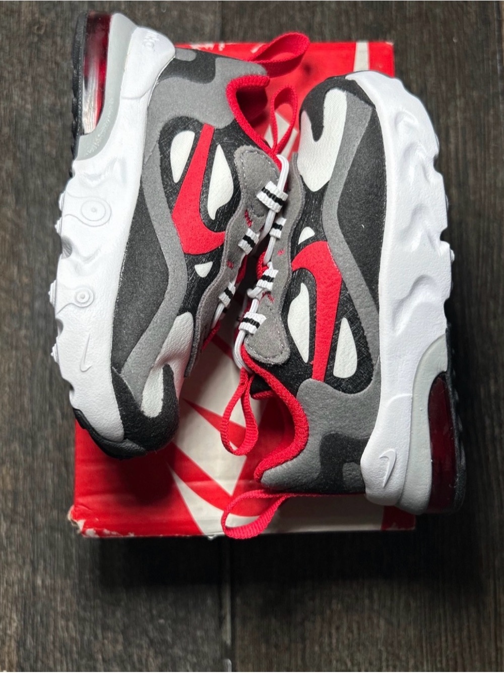 Nike Air Max 270 React “University Red” Size 5c toddler